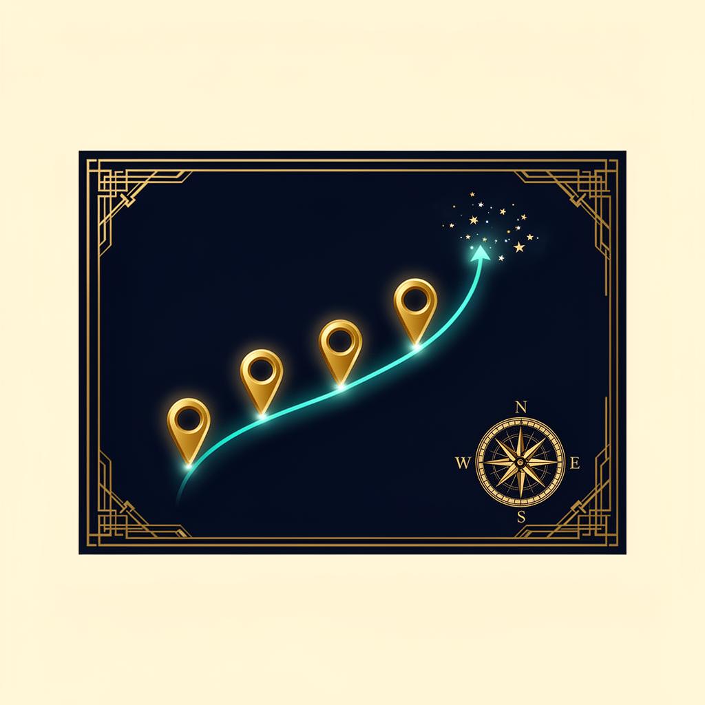 The Oracle Companion Workspace — a navy and gold implementation dashboard with a turquoise progress path.
